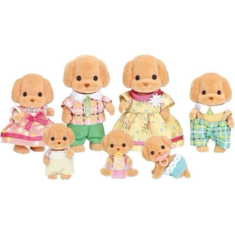 全新 正版 森林家族 貴賓狗寶寶 貴賓狗站寶 貴賓狗嬰兒 貴賓狗家族 站寶 提盒 嬰兒 正品-細節圖2