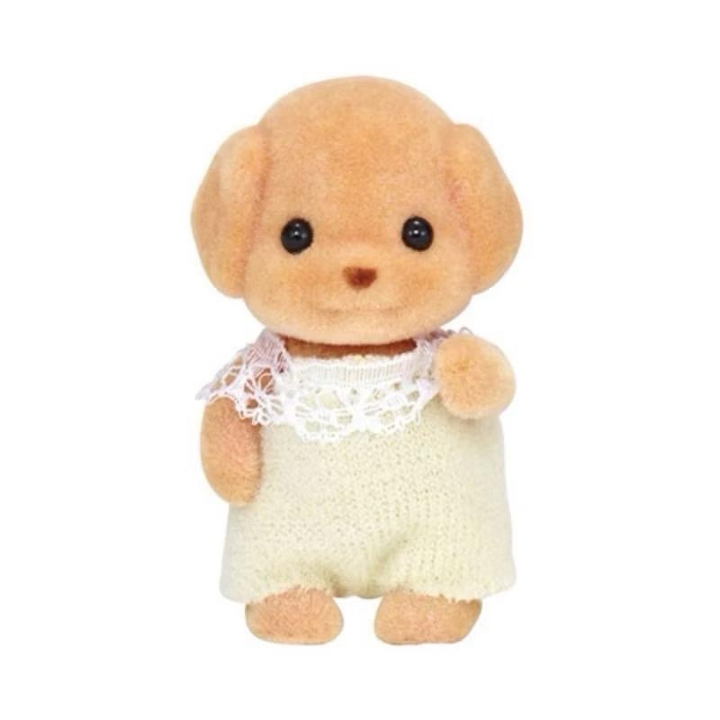 全新 正版 森林家族 貴賓狗寶寶 貴賓狗站寶 貴賓狗嬰兒 貴賓狗家族 站寶 提盒 嬰兒 正品-細節圖7