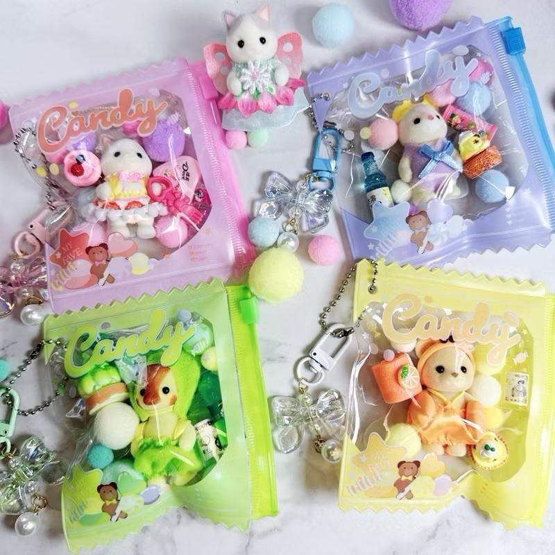 現貨 全新 森林家族 寶寶 外出包 DIY 新品 特價 溜娃包 附配件 掛件 站寶 嬰兒 森入其境 鑰匙圈 痛包-細節圖4