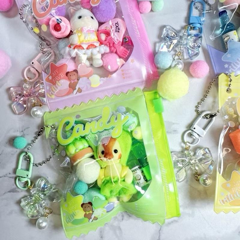 現貨 全新 森林家族 寶寶 外出包 DIY 新品 特價 溜娃包 附配件 掛件 站寶 嬰兒 森入其境 鑰匙圈 痛包-細節圖5