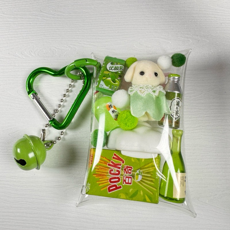 現貨 全新 森林家族 寶寶 外出包 DIY 新品 特價 溜娃包 附配件 掛件 站寶 嬰兒 森入其境 鑰匙圈 痛包-規格圖8