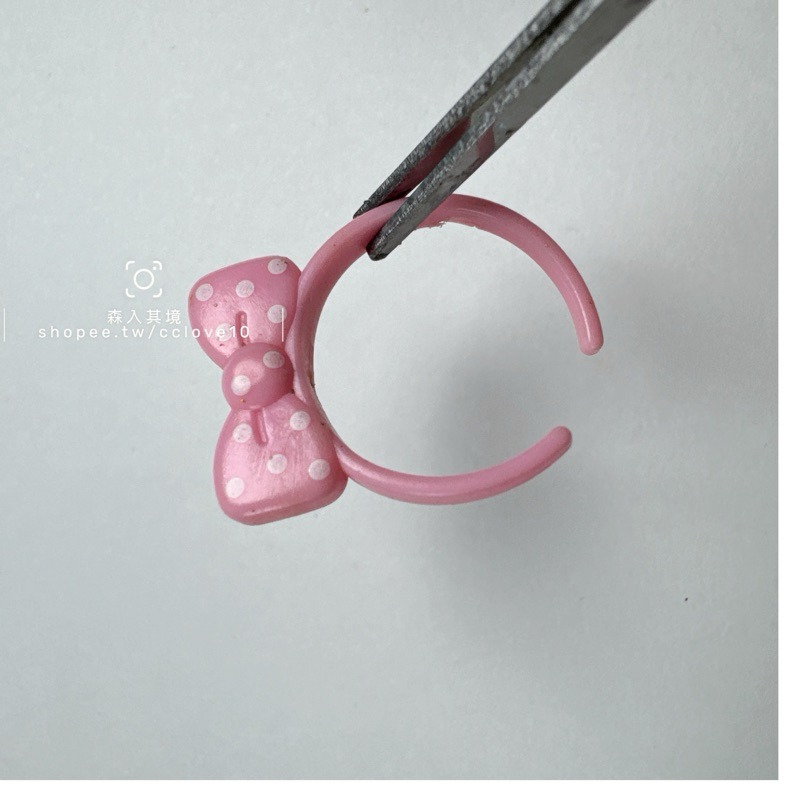 蝴蝶結瑕疵髮飾（發黃、微汙）