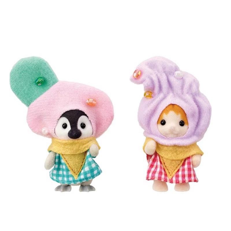 正品拆售 森林家族~蔬菜寶寶 冰淇淋寶寶 甜筒寶寶 白兔小鳥寶寶 黃熊白貓寶寶 貴賓狗寶寶 站寶 裝扮寶寶-細節圖5
