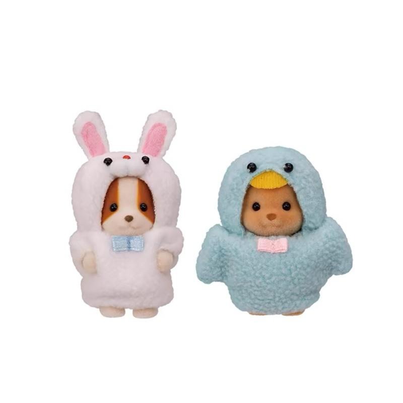 正品拆售 森林家族~蔬菜寶寶 冰淇淋寶寶 甜筒寶寶 白兔小鳥寶寶 黃熊白貓寶寶 貴賓狗寶寶 站寶 裝扮寶寶-細節圖7