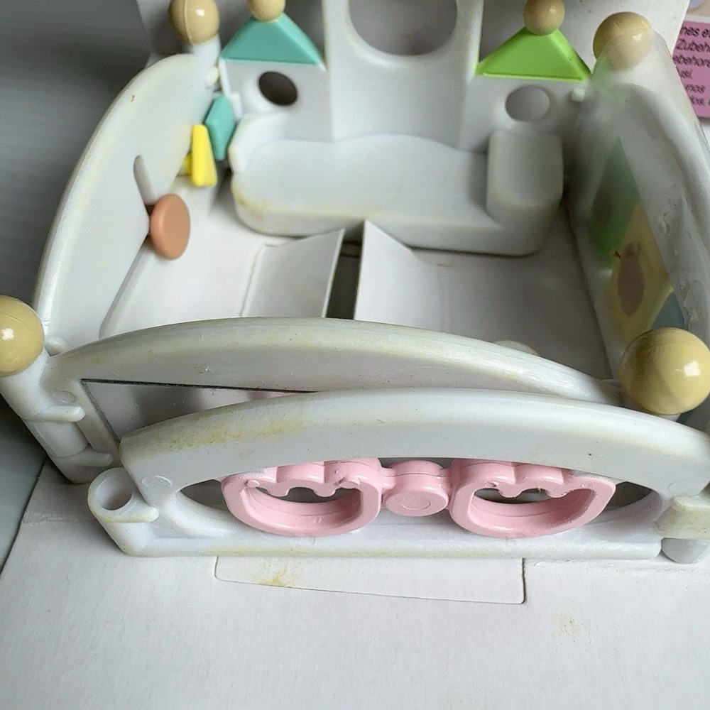 森林家族 寶寶 圍欄 絕版 老物 小物 嬰兒 奶瓶 奶嘴 樂器 站寶 玩具 收藏-規格圖3