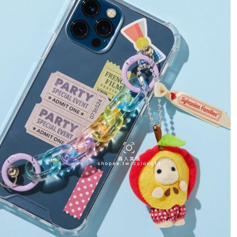 現貨 森林家族 櫻桃 吊飾 可可兔 耳廓狐 日本限定 小海豹 香蕉 哈士奇 耳廓狐 蘋果羊草莓可可兔 寶寶 嬰兒 站寶-細節圖5