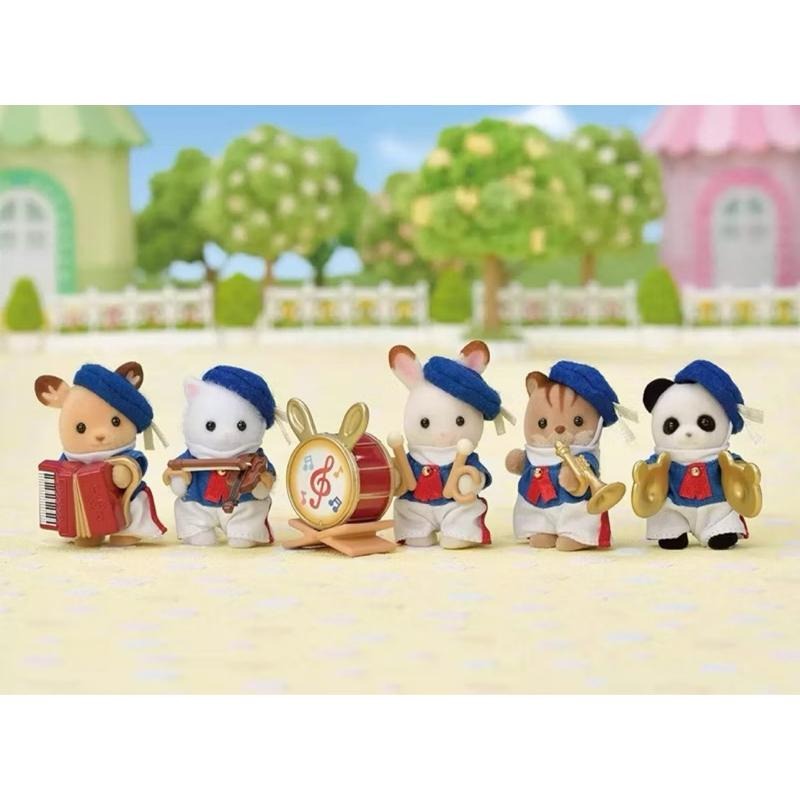 全新正品拆售 森林家族 雨傘 寶寶 幼稚園 嬰兒樂隊組 幼稚園上學好朋友組 波斯貓 水壺 寶寶 站寶 幼稚園雨天好朋友組-細節圖7