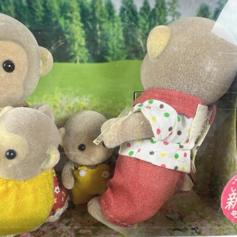 全新 現貨 森林家族 絕版 收藏 猴子家族猴子寶寶猴子站寶猴子趴寶 森入其境 猴子一家 猴子 爸爸 媽媽 老貨-細節圖5