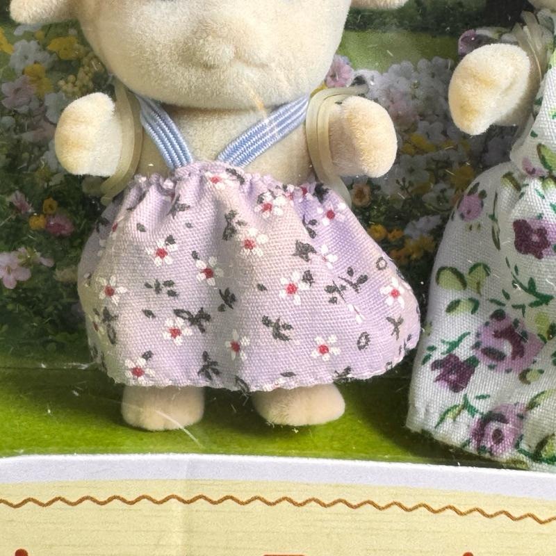 森林家族 絕版 綿羊  羊 一家 家族 老綿羊 收藏 爸爸 Sylvanian Family媽媽 姐姐-細節圖3