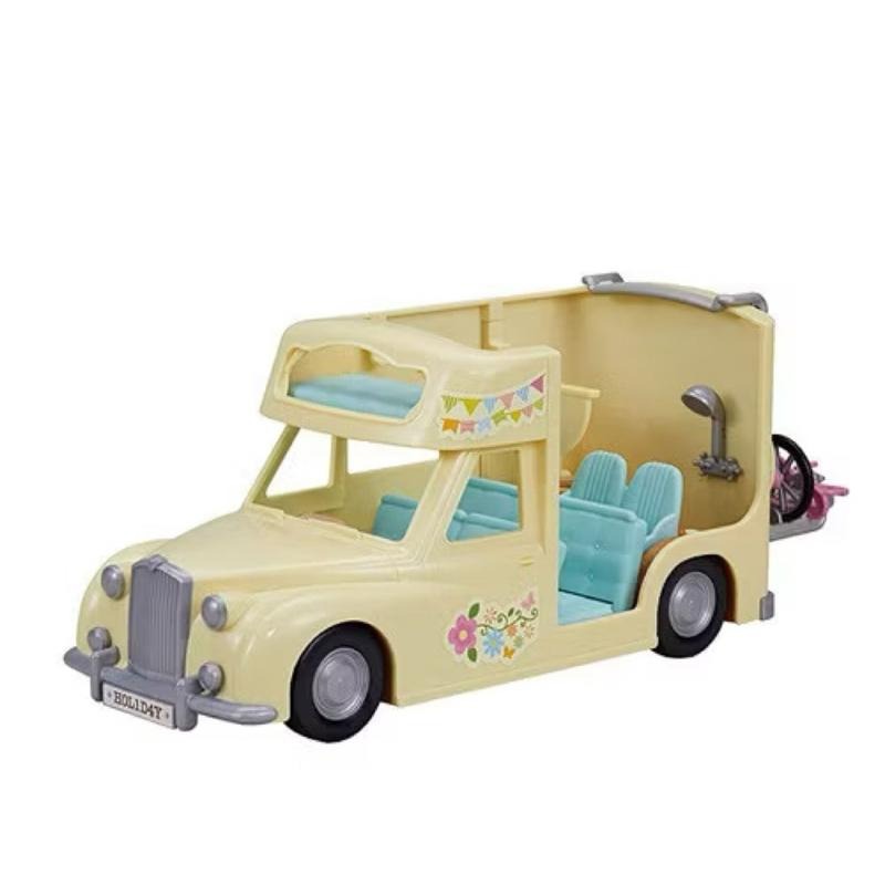 正版 現貨 森林家族 探險露營車 車 汽車 車子Sylvanian Families 探險 粉紅腳踏車 露營車 露營-細節圖3