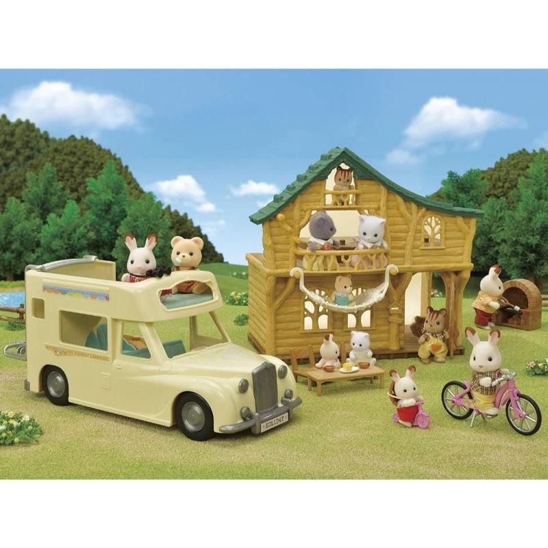 正版 現貨 森林家族 探險露營車 車 汽車 車子Sylvanian Families 探險 粉紅腳踏車 露營車 露營-細節圖4