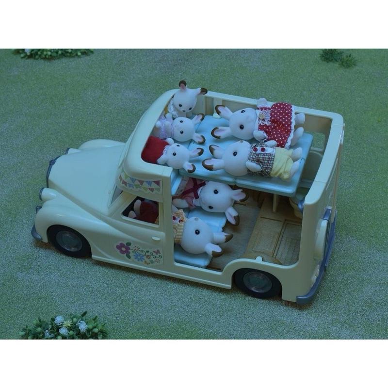 正版 現貨 森林家族 探險露營車 車 汽車 車子Sylvanian Families 探險 粉紅腳踏車 露營車 露營-細節圖5