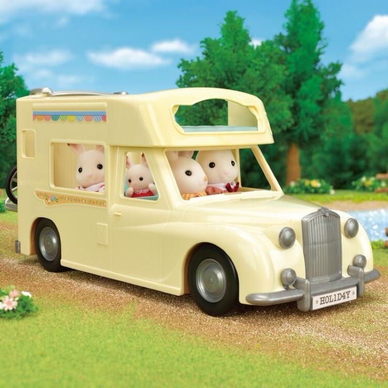 正版 現貨 森林家族 探險露營車 車 汽車 車子Sylvanian Families 探險 粉紅腳踏車 露營車 露營-細節圖6