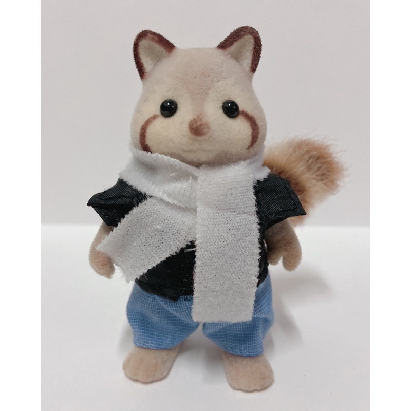 Sylvanian Family森林家族 浣熊爺爺 子母機車 浣熊機車 手可持物 絕版 浣熊 機車 浣熊奶奶 爺爺 奶奶-規格圖9