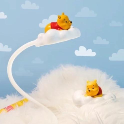 限量小熊維尼LED飄飄雲燈 夜燈 雲朵燈 InfoThink 7-11 USB充電-細節圖3