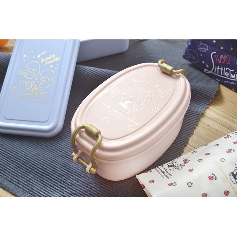 Hello KITTY 雙子星 不鏽鋼餐盒/隨身水瓶 7-11-細節圖4