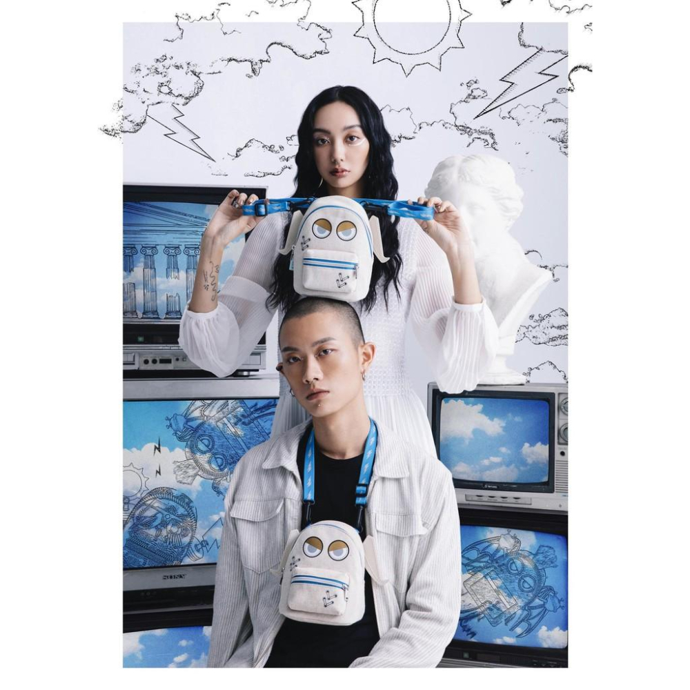 [全新]法國精品maison PROMAX希臘 天神包 天馬包-細節圖2