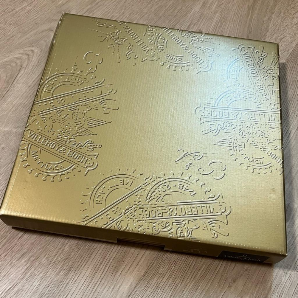 全新 Villeroy & Boch 260週年紀念盤 稀有限量版盤子 金箔造型藝術盤-細節圖4