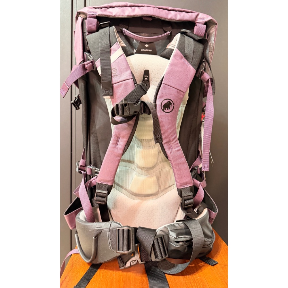Mammut 長毛象 登山背包 MA21 Trea Spine 50 容量 50 公升/銀河紫/黑 全新-細節圖2