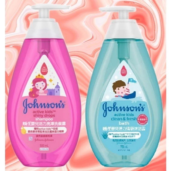 【嬌生】嬌生嬰兒活力亮澤洗髮露500ml；嬌生嬰兒活力清新沐浴露750ml-細節圖2