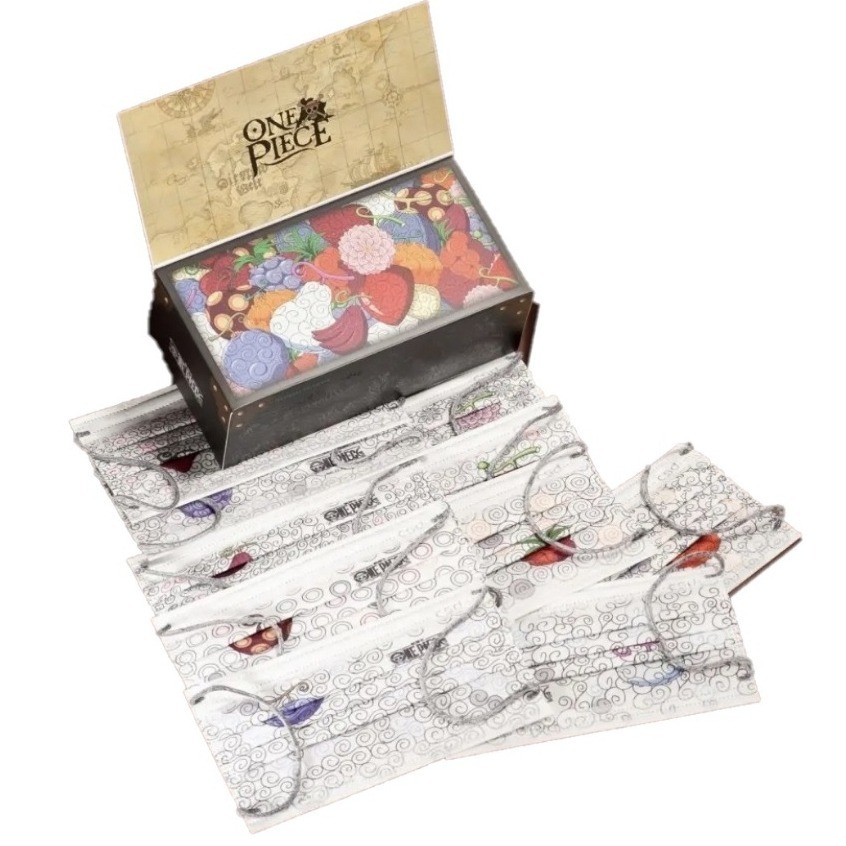 【中衛csd】中衛拋棄式成人平面口罩-航海王系列惡魔果實款30入/盒-細節圖2