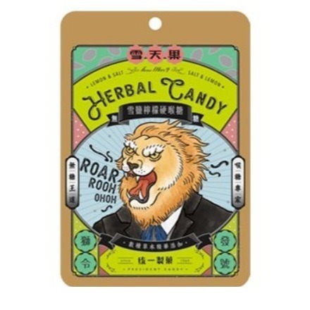 【統一製菓】統一製菓雪天果硬喉糖50g 雪天果無糖硬喉糖 雪鹽檸檬/原野薄荷/蜂蜜檸檬/青梅精/原野薄荷-規格圖2