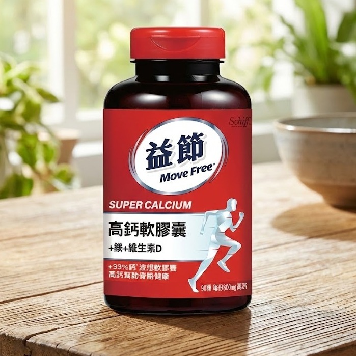 益節高鈣+鎂+維生素D液態軟膠囊 90粒