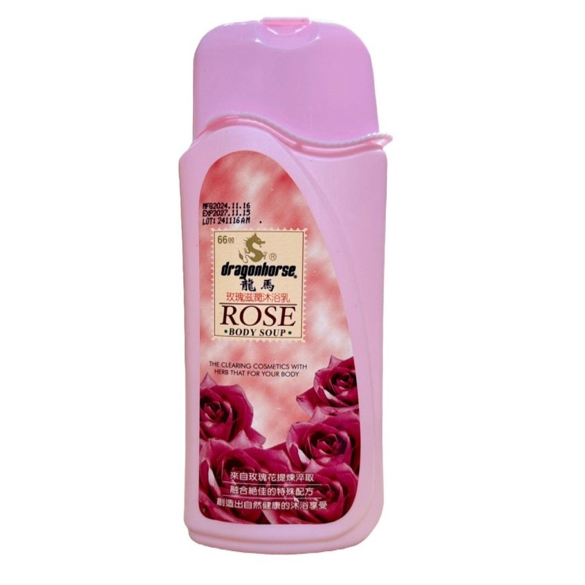龍馬玫瑰滋潤沐浴乳300ml/瓶