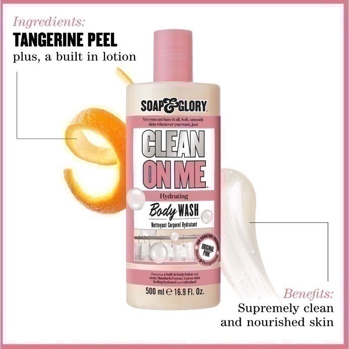 【現貨】英國 SOAP & GLORY 沐浴乳 洗澡 香水 500ml-細節圖3