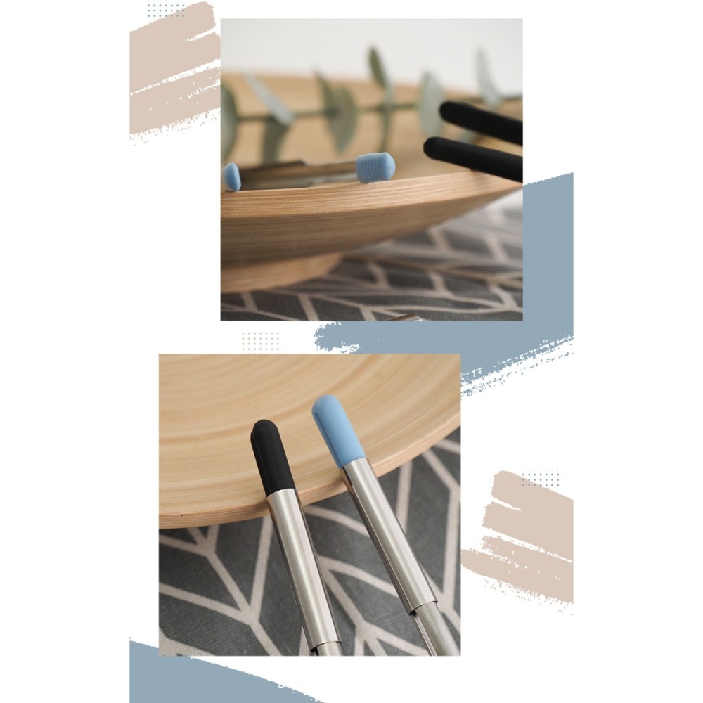 LINOX 316不鏽鋼矽膠食物夾-21cm-6支組-細節圖2