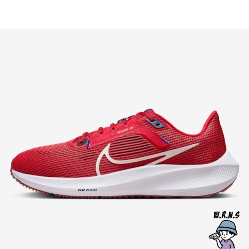 Nike 男鞋 慢跑鞋 小飛馬 Pegasus 40 紅【Ｗ.R.N.S】DV3853-600