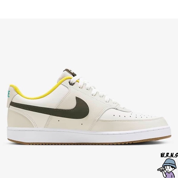 Nike 男鞋 休閒鞋 Court Vision LO 米白黃【W.R.N.S】FV3630-131-細節圖2