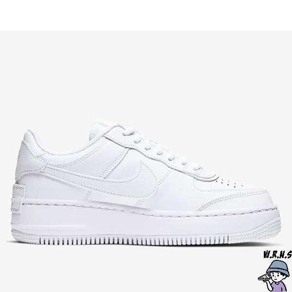 Nike 女鞋 休閒鞋 AF1 Shadow 全白【W.R.N.S】CI0919-100-細節圖2