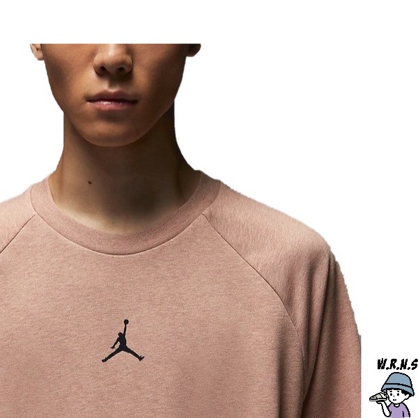 Nike 男裝 長袖上衣 拉鍊口袋 棉 麻棕【W.R.N.S】DV1287-201-細節圖3