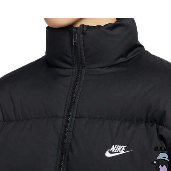 Nike 男裝 羽絨外套 立領 防潑水 保暖 拉鍊口袋 黑【W.R.N.S】FB7369-010-細節圖3