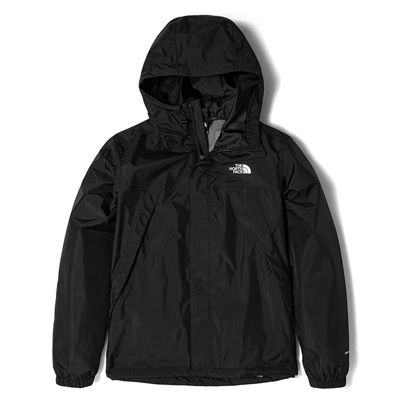 The North Face 北臉 北面 男 連帽外套 衝鋒外套 防風 防潑水 黑【W.R.N.S】NF0A7QOHJK-細節圖2
