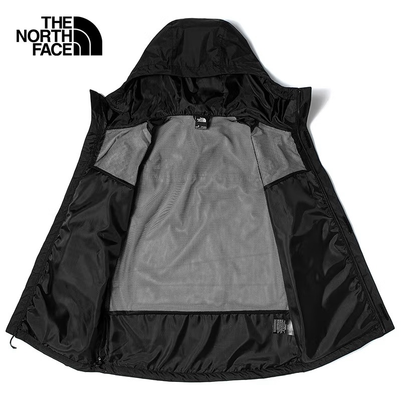 The North Face 北臉 北面 男 連帽外套 衝鋒外套 防風 防潑水 黑【W.R.N.S】NF0A7QOHJK-細節圖3