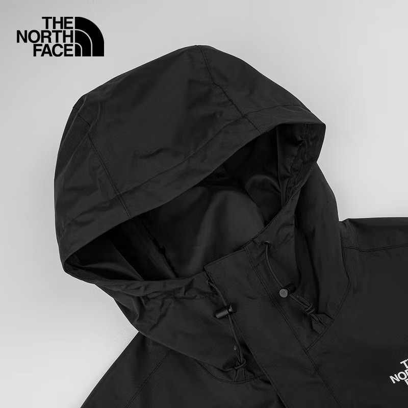 The North Face 北臉 北面 男 連帽外套 衝鋒外套 防風 防潑水 黑【W.R.N.S】NF0A7QOHJK-細節圖7
