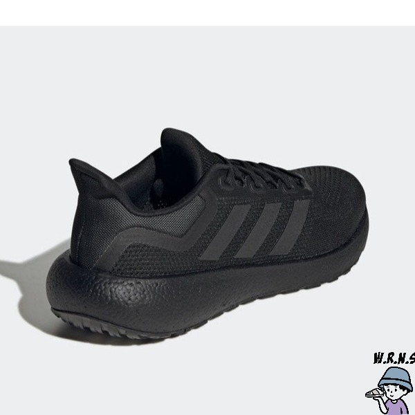 Adidas PUREBOOST 22 男鞋 慢跑 BOOST中底 避震 網布 透氣 反光細節 黑【W.R.N.S】GW-細節圖5