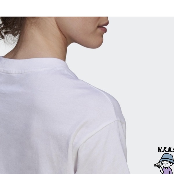 Adidas x Disney 女裝 短袖上衣 T恤 米妮 純棉 白【W.R.N.S】GS0247-細節圖5