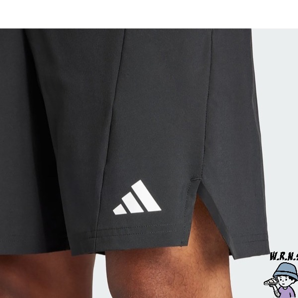 Adidas 男裝 短褲 拉鍊口袋 排汗 黑【W.R.N.S】IK9723-細節圖5