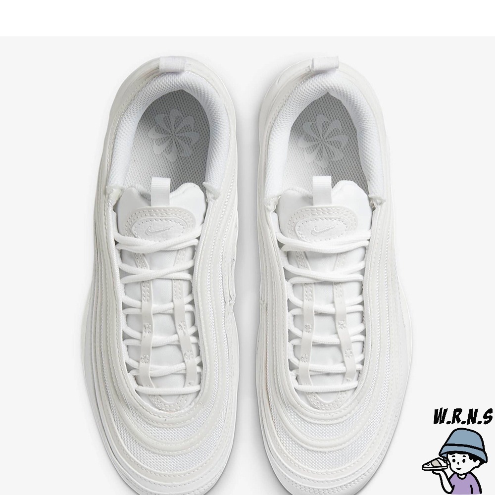 NIKE Air Max 97 女鞋 慢跑 休閒 氣墊 白子彈 全白 DH8016-100-細節圖4