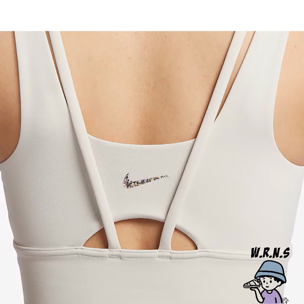 Nike 女裝 運動內衣 中度支撐 米白DO6620-104-細節圖4