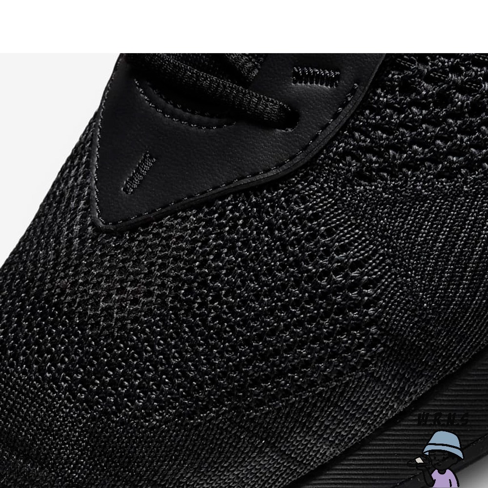 NIKE Air Max Flyknit Racer 男鞋 女鞋 慢跑鞋 休閒鞋 全黑FD2764-001-細節圖7