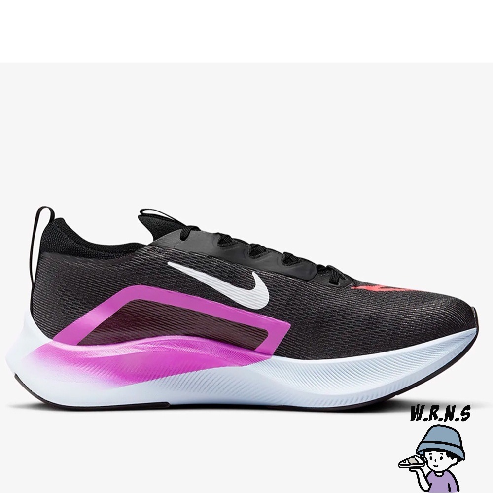 Nike Zoom Fly 4 男鞋 慢跑 緩震 馬拉松 輕量 黑 紫CT2392-004-細節圖2