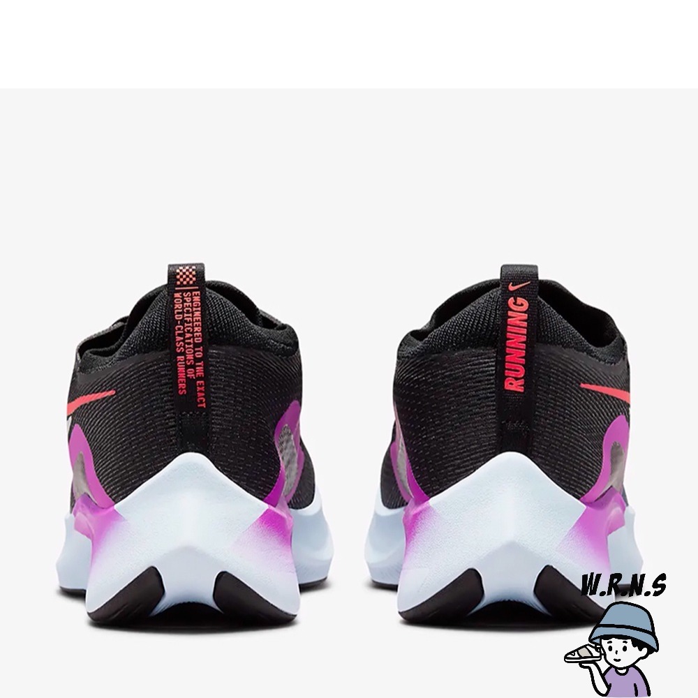 Nike Zoom Fly 4 男鞋 慢跑 緩震 馬拉松 輕量 黑 紫CT2392-004-細節圖5