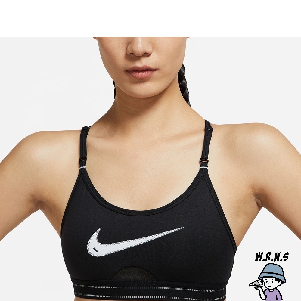 Nike DRI-FIT INDY 女裝 運動內衣 訓練 輕度支撐 透氣 可拆式胸墊 黑DB8766-010-細節圖4