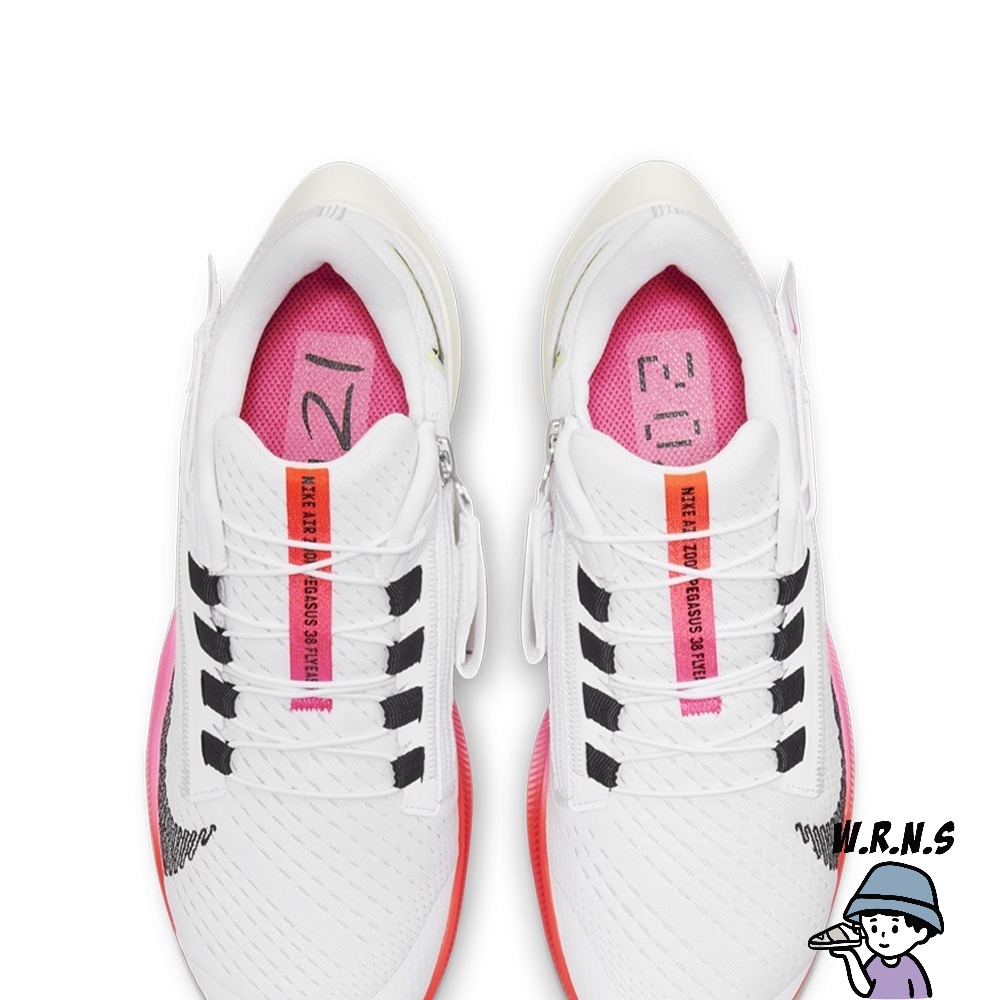 Nike 女鞋 慢跑鞋 Air Zoom Pegasus 38 Flyease 白 DJ5413-100-細節圖5