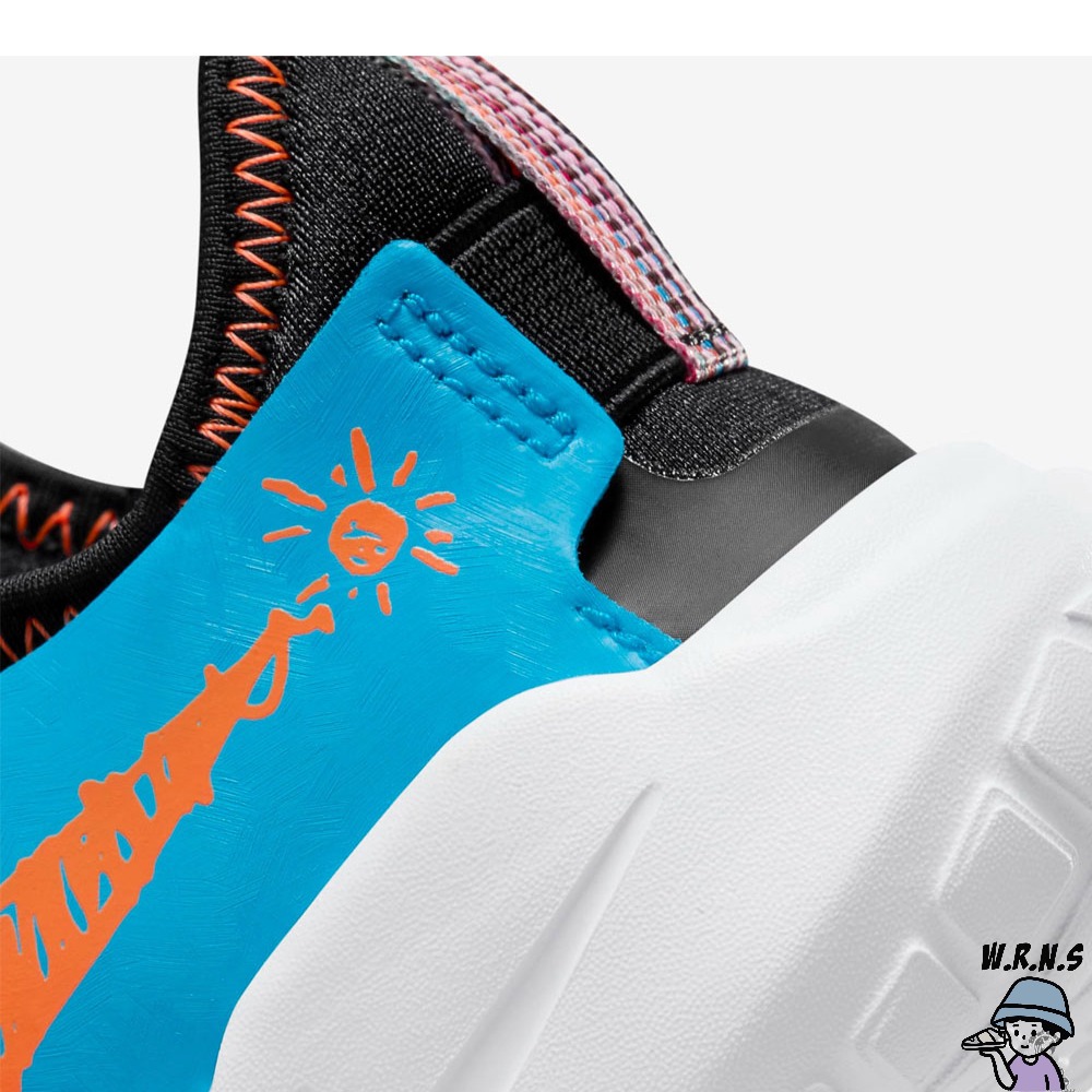 Nike 童鞋 小童 慢跑鞋 Flex Runner 2 Lil 藍 DZ4487-400-細節圖8