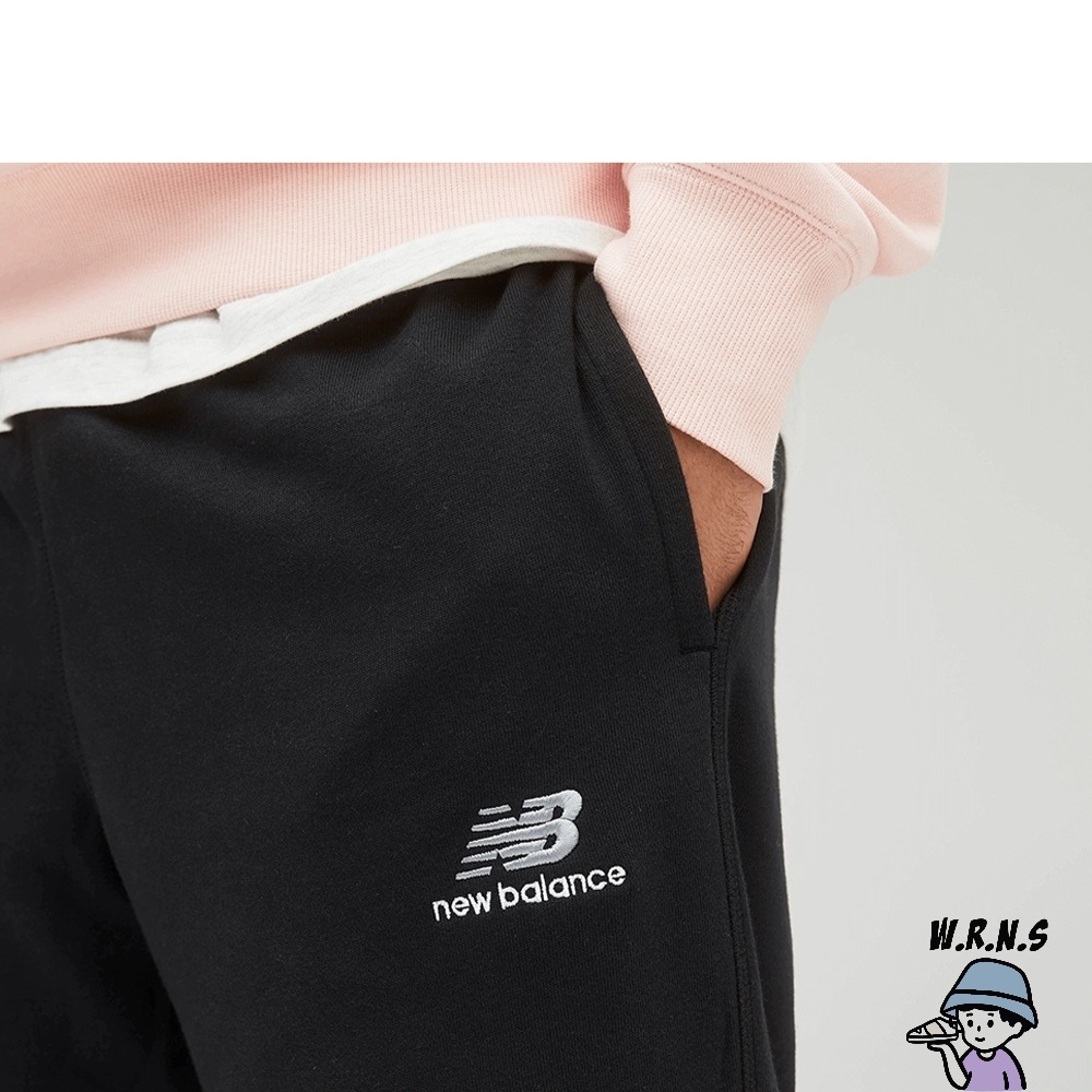 New Balance 男裝 女裝 長褲 口袋 棉 黑UP21500BK-細節圖8